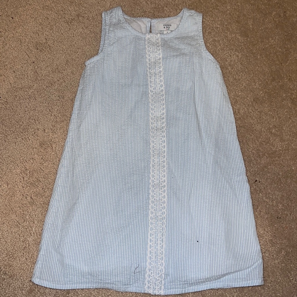Crown and ivy seersucker dress